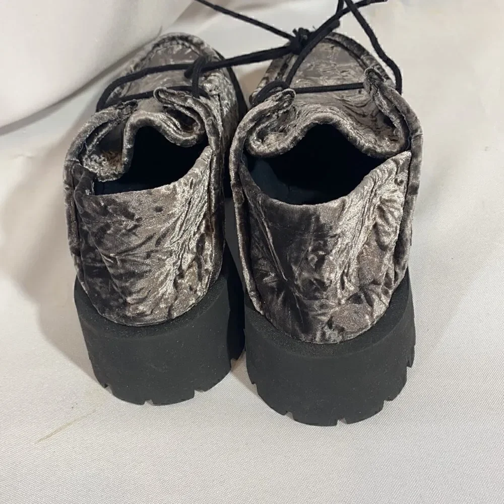 FREE PEOPLE CONVERTIBLE VELVET LOAFER BLACK NEW SIZE 40